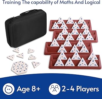 Amazon.com: Doreimi Melamine Premium Travel Triangle Domino Game