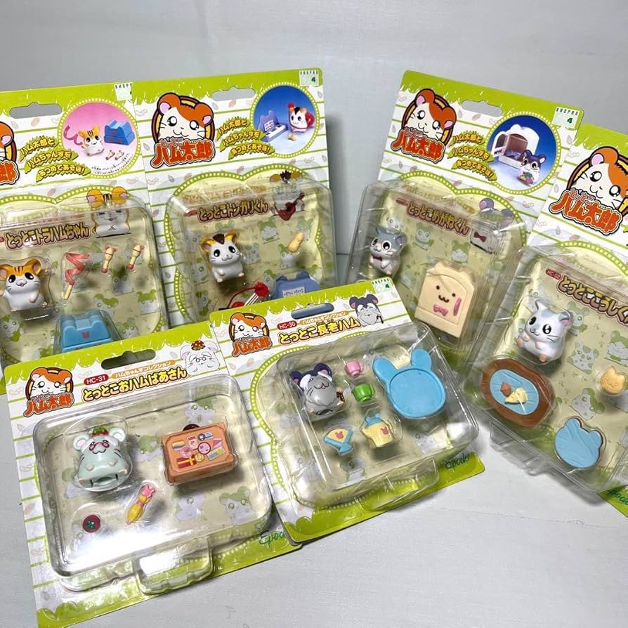 Amazon.co.jp: とっとこハム太郎 ハムちゃんずコレクション 6点セット