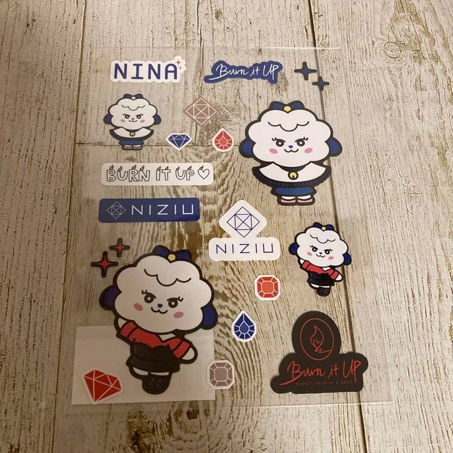 Amazon.co.jp: NiziU NIZOO ニナ キナ ステッカー : おもちゃ