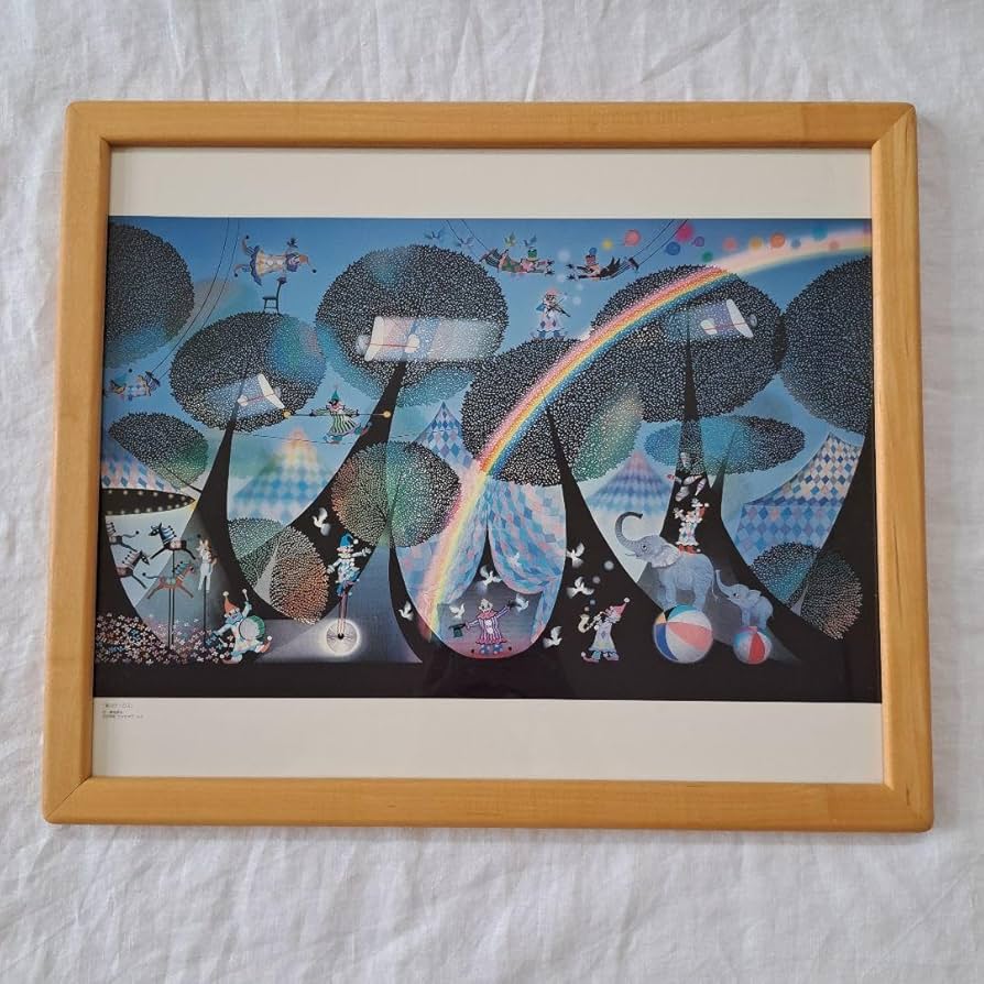 Amazon.co.jp: 藤城清治 ポスター 額縁 : ホーム＆キッチン