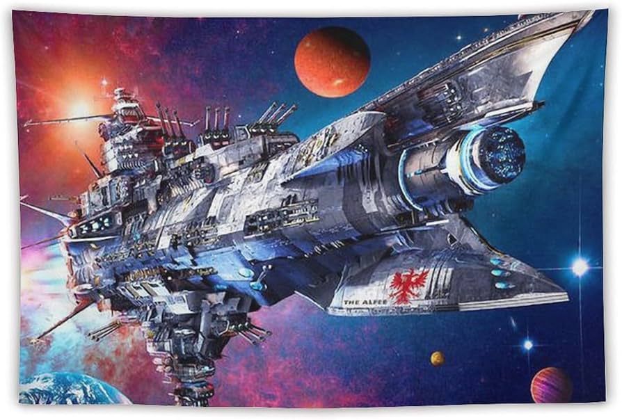 Amazon.co.jp: 宇宙戦艦ヤマト (19) タペストリー ポスター 壁掛け絵画