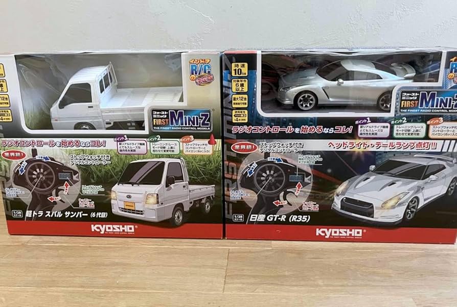 Amazon.co.jp: 京商 ファーストミニッツ mini-Z サンバー＆GT-R R35 2