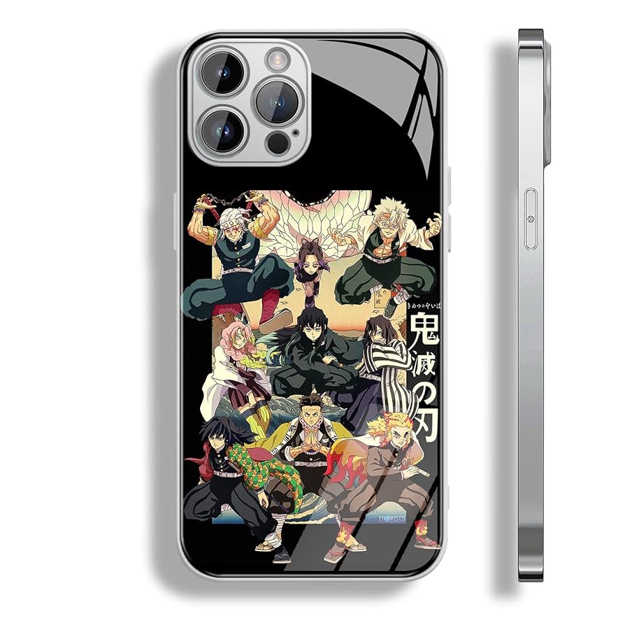 当選品 モンスト × 鬼滅の刃 フルコンプ コラボ 無限城 スマホケース