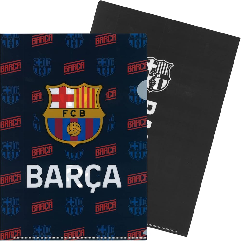Amazon | FCBarcelona(FCバルセロナ) クリアファイル 2枚セット