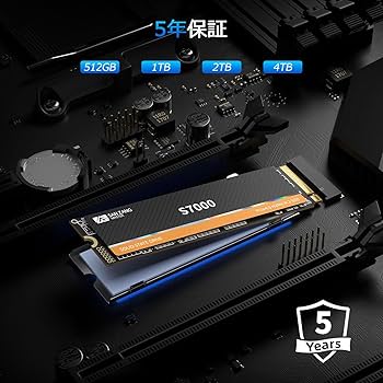 Amazon | SAN ZANG MASTER M.2 SSD 2TB PCIe Gen 4x4、最大読み取り