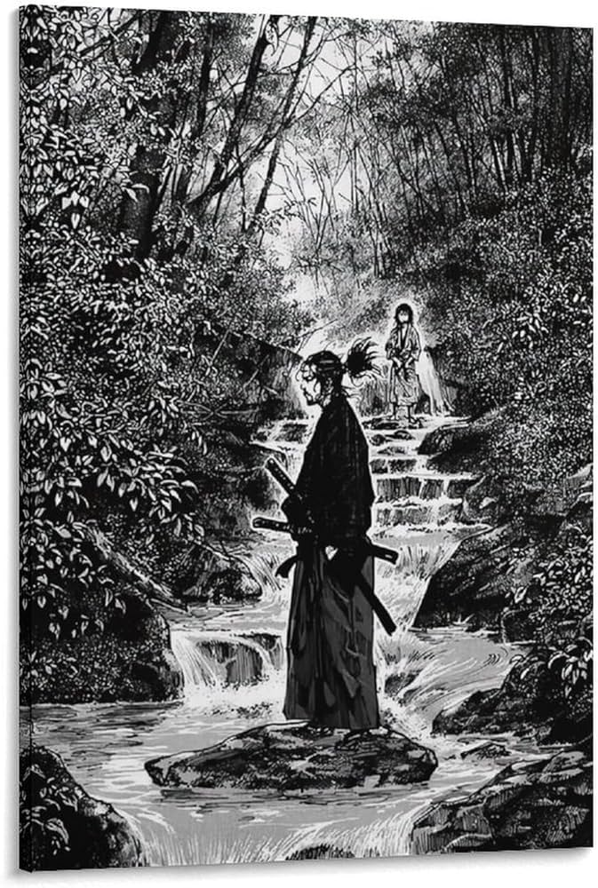 Amazon.co.jp: ヴァガボンド ポスター 1 ポスター 装飾画 キャンバス