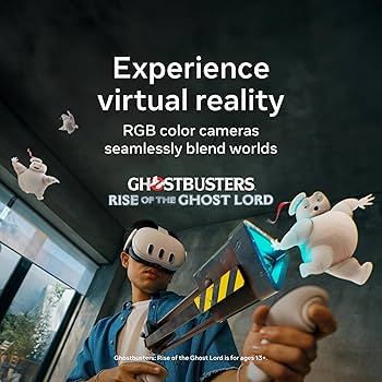 Meta Quest 3 512GB Branco - Tela 4K, Cameras Coloridas, Console