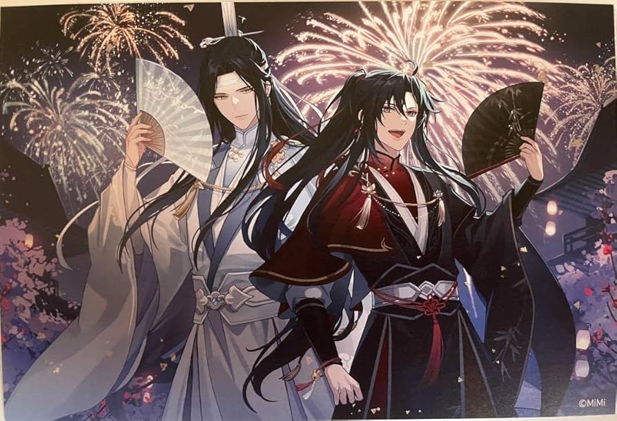 Amazon.co.jp: ラジドラ 「魔道祖師」 新年グッズ 購入特典 イラスト