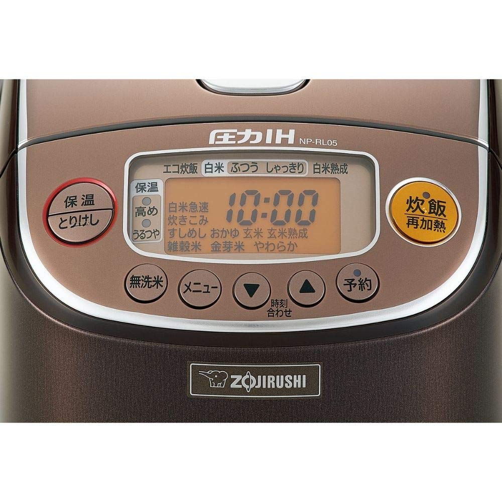 Amazon | 象印マホービン 炊飯器 3合 ブラウン NP-RL05-TA | 象印
