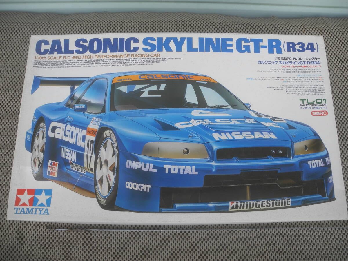 Amazon.co.jp: Calsonic/Skyline GT-R R34 / 1/10 Electric RC / 4WD