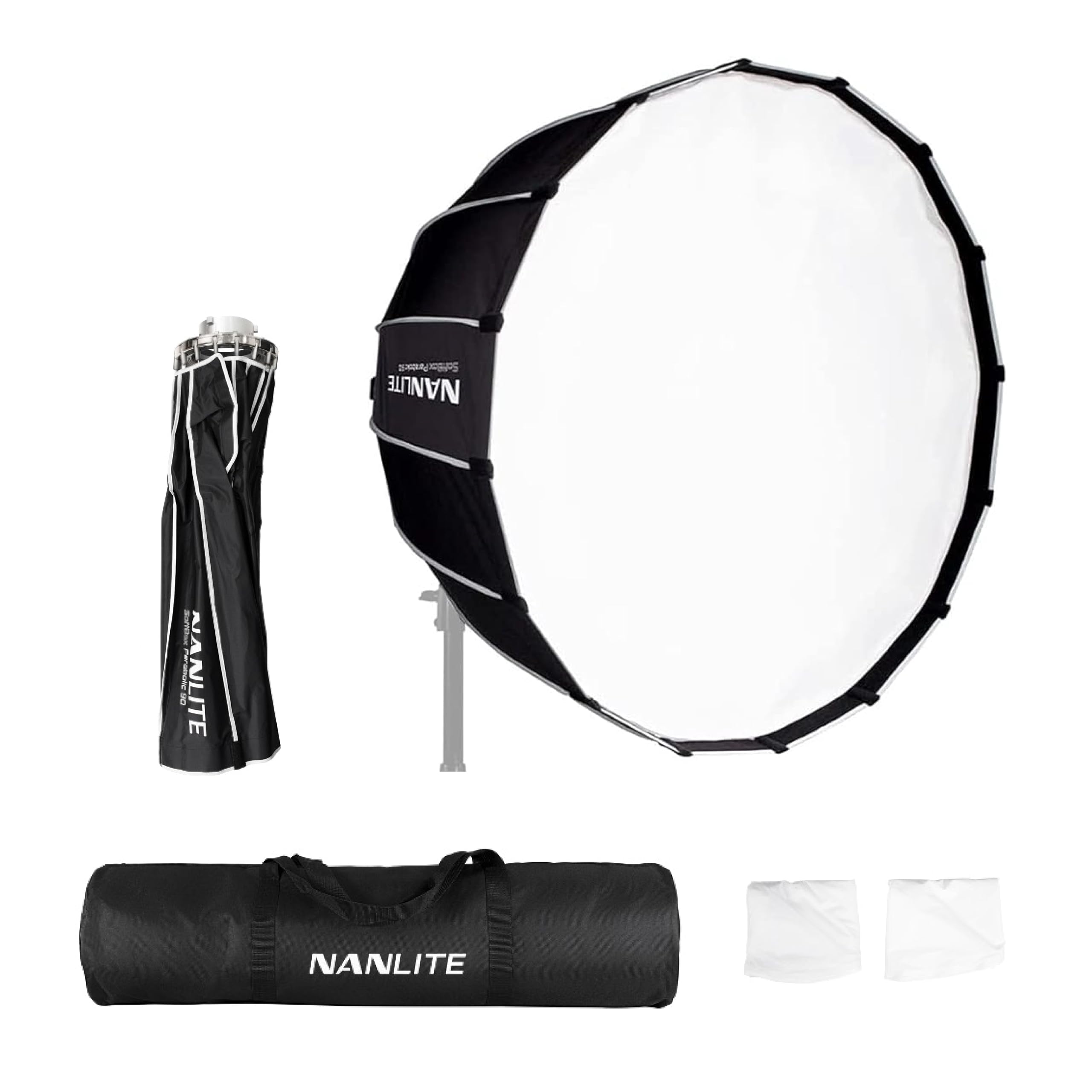 Amazon | NANLITE パラボリックソフトボックス 90cm 折りたたみ式