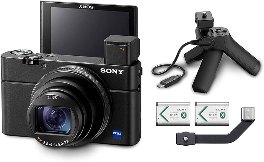 Amazon.com : Sony RX100 VII Premium Compact Camera with Grip and 2