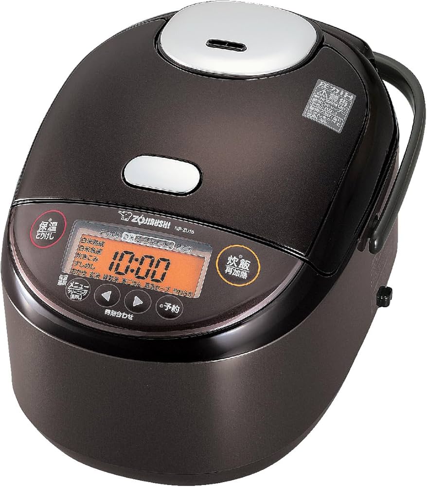 Amazon | 象印マホービン 炊飯器 1升ダークブラウン NP-ZU18-TD | 象印