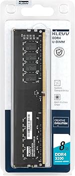KLEVV DDR4 8GB (1x8GB) 3200MHz CL22 1.2V UDIMM Desktop Ram Memory