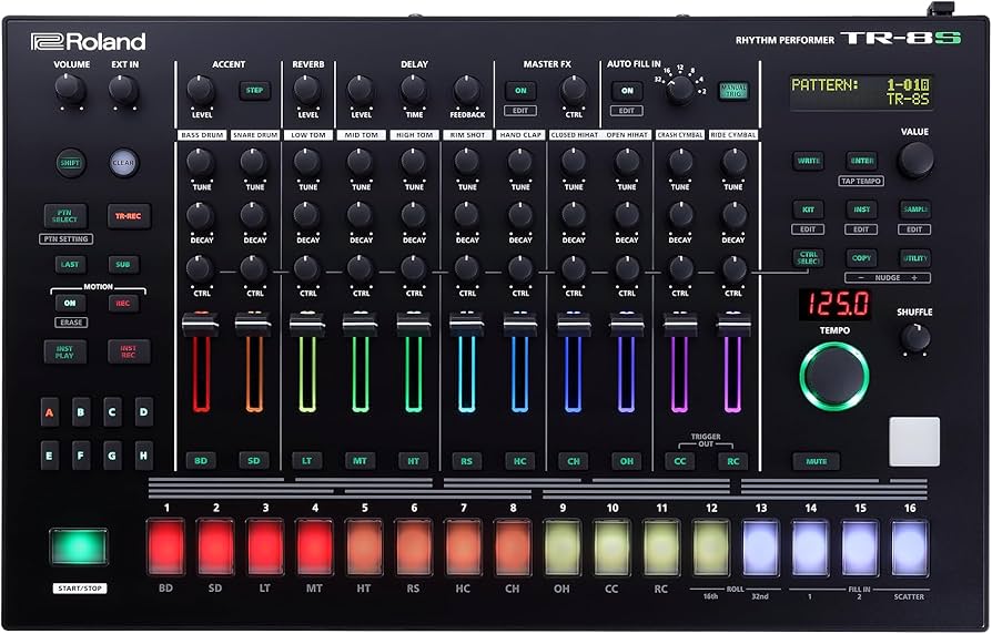 Amazon | Roland ローランド リズムパフォーマー TR-8S ドラムマシン
