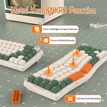 Amazon.com: ATTACK SHARK AKS068 Wired Mechanical Gaming Keyboard