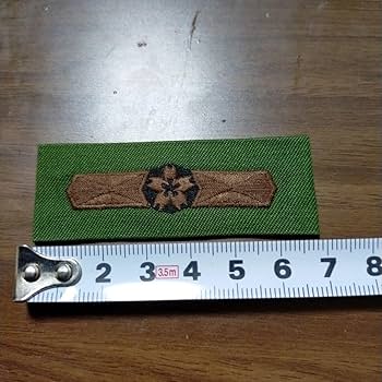 Amazon.co.jp: 陸上自衛隊《先任》 隊付准尉徽章!記念品!階級章