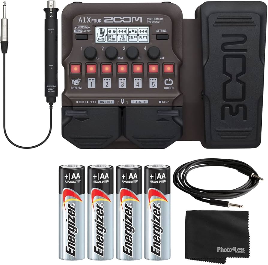 Amazon.com: Zoom A1X FOUR Acoustic Instrument Multi-Effects