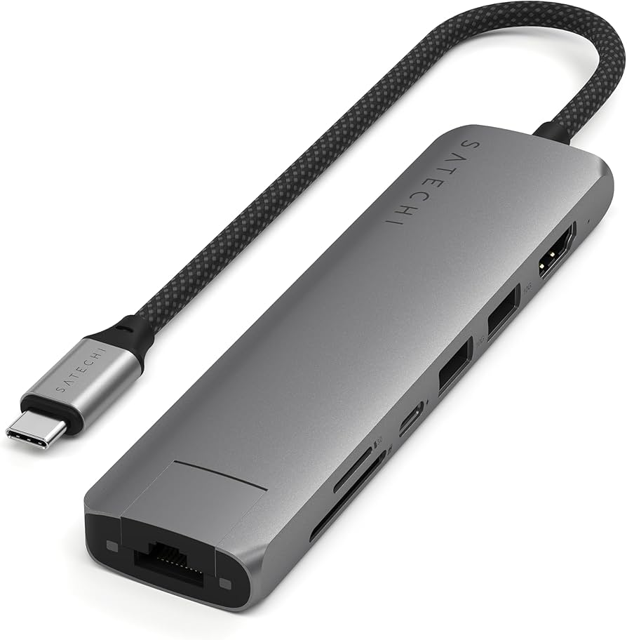 Amazon | SATECHI 7 in 1 USB-C スリムプラス マルチポートアダプター