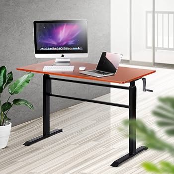 Amazon.com: UNICOO Crank Standing Desk : Home & Kitchen