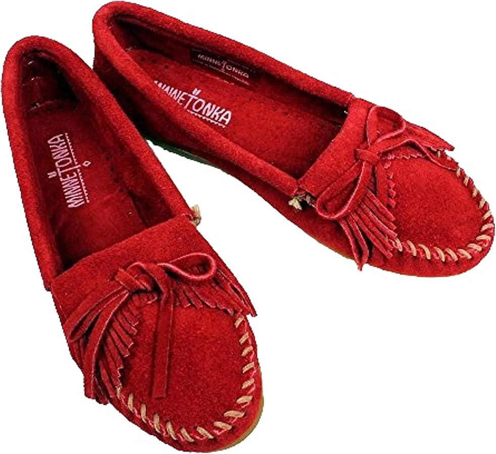 Amazon | [ミネトンカ] フリンジ ペタンコ シューズ [キルティー