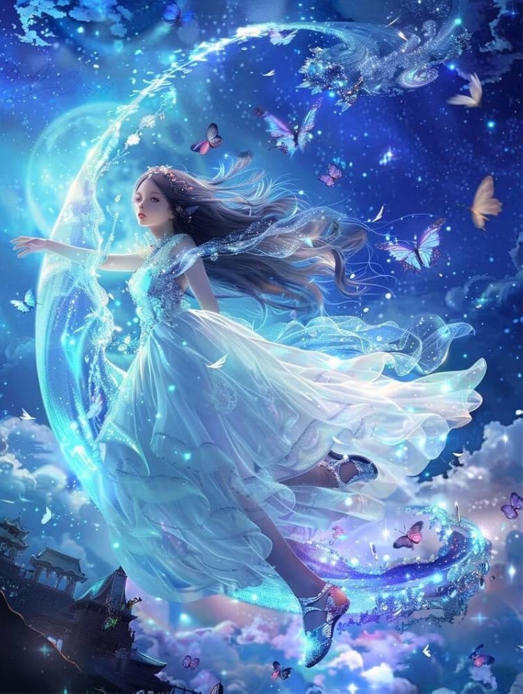 Amazon | ダイヤモンドアート 女の子, ダイヤモンド アート 天使