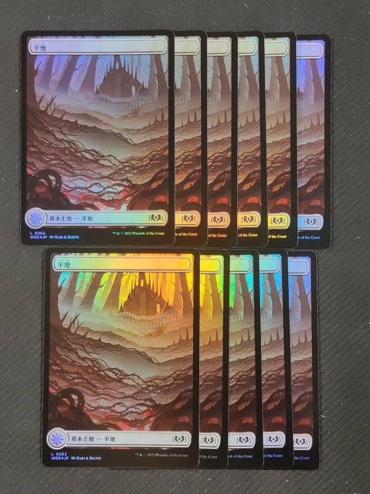 Amazon.co.jp: MTG エルドレインの森 フルアートFoil基本土地 日本語