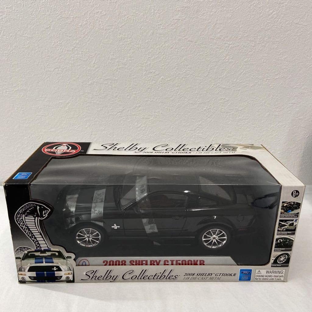 Amazon | Shelby Collectibles 1/18 GT500KR 2008年 Black COBRA