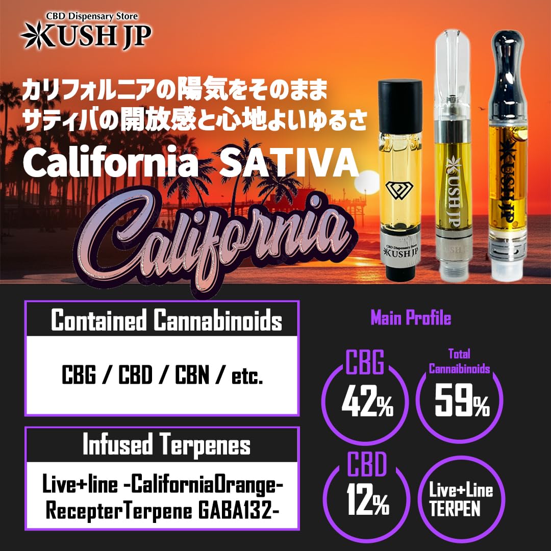 Amazon | 【KUSH JP】 高濃度 CBG × CBD CBNリキッド 【新基準対応
