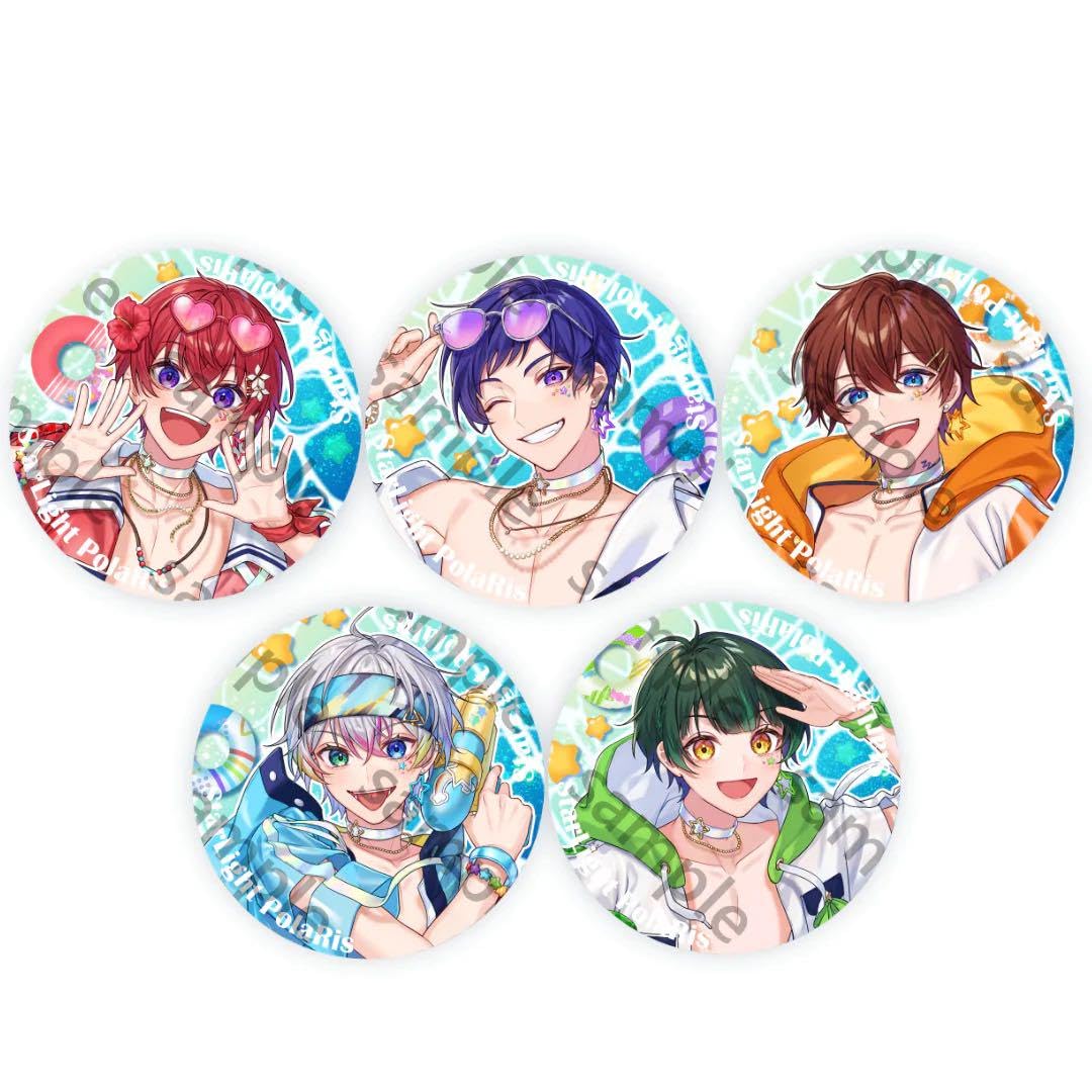 Amazon.co.jp: すたぽら こったろ JUMP JUMP サマータイム 缶バッジ第6