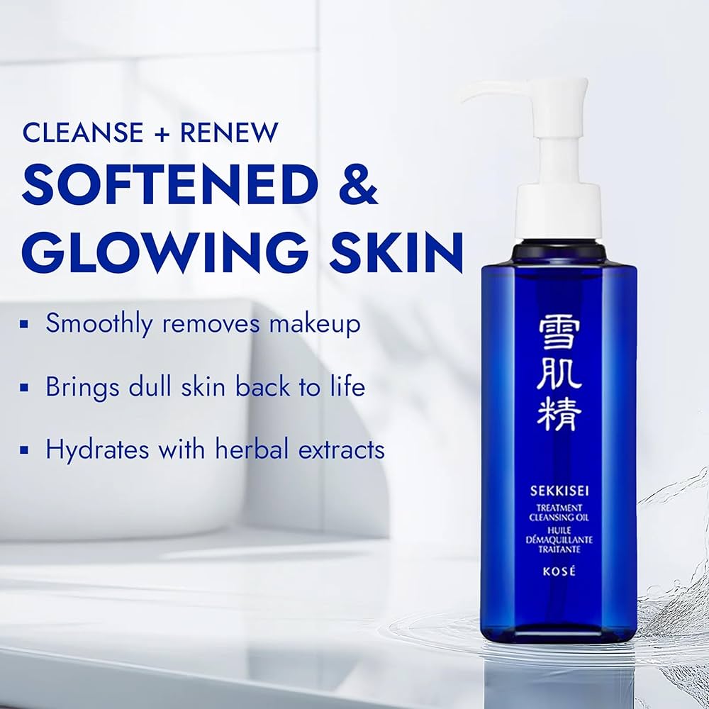 Amazon.com: SEKKISEI Treatment Cleansing Oil, Facial Cleanser