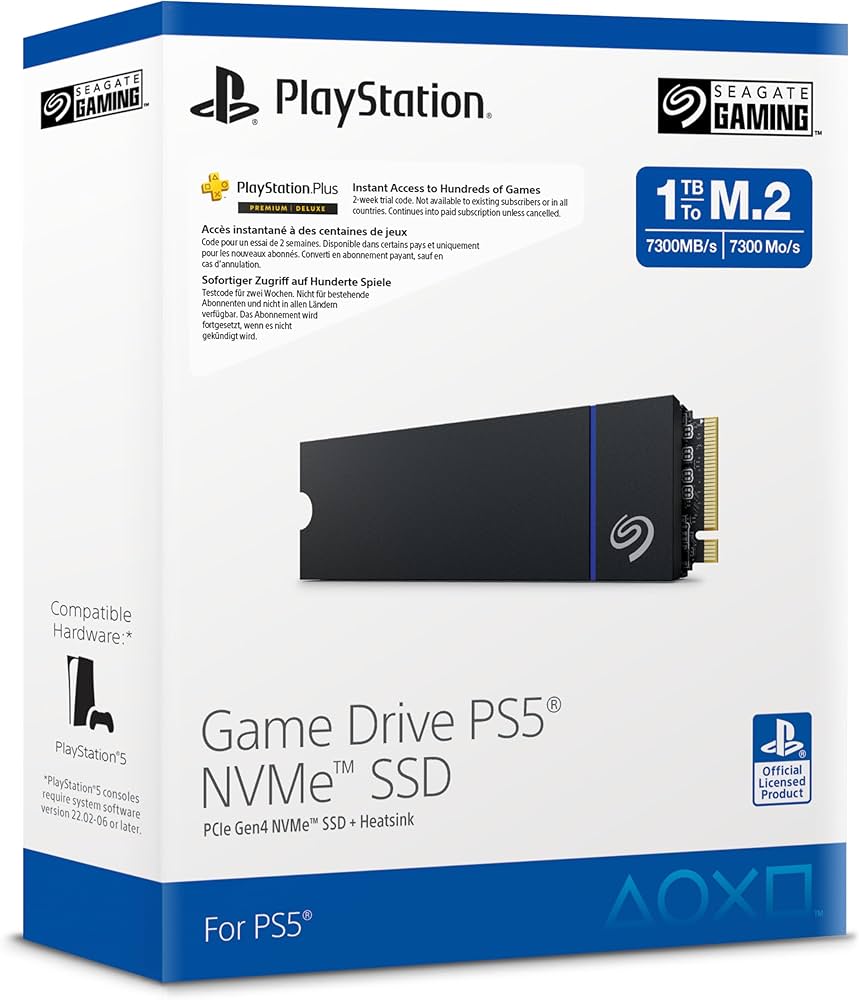 Seagate Game Drive M.2 SSD for PS5 1TB Internal Solid State Drive