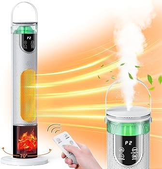 Amazon.co.jp: 【Amazon.co.jp限定】セラミックヒーター【加湿・暖炉調