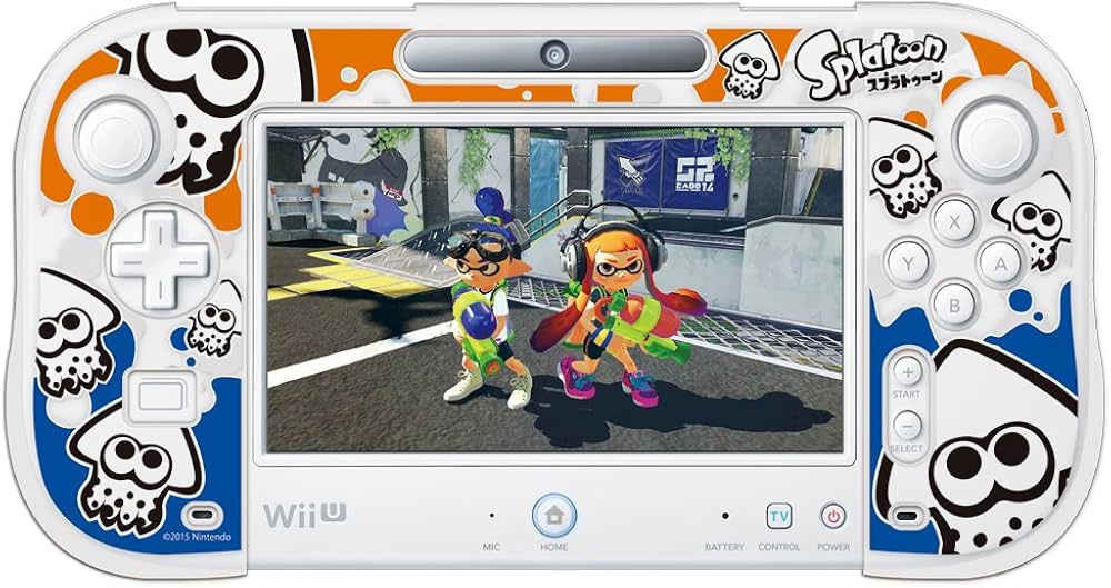 Amazon | シリコンカバーコレクション for Wii U GamePadスプラ