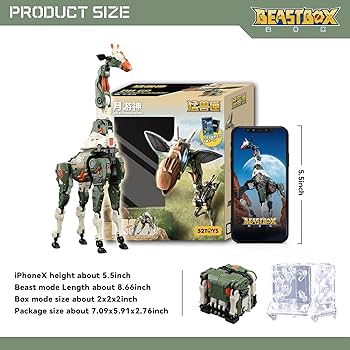 Amazon.com: BEASTBOX BB-69 MOONSAFARI Deformation Toys Action