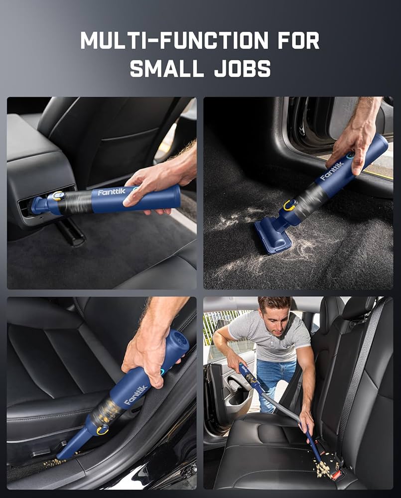 Amazon.com - Fanttik Slim V8 APEX Car Vacuum, 4-in-1 Portable Mini