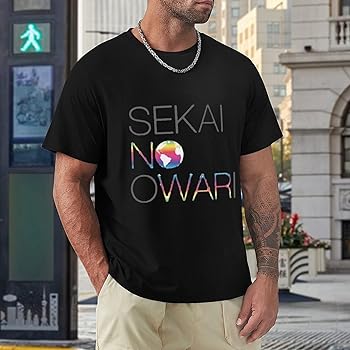 Amazon.co.jp: [Longyong] Tシャツ メンズ 夏服 SEKAI NO OWARI