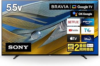 Amazon | ソニー 55V型 4K 有機EL テレビ ブラビア XRJ-55A80J OLED