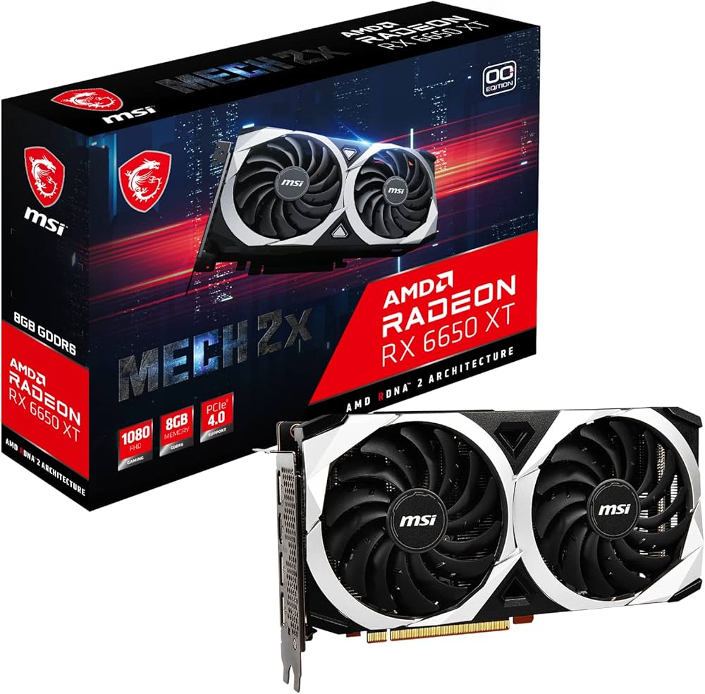 Amazon | MSI Radeon RX 6650 XT MECH 2X 8G OC グラフィックスボード