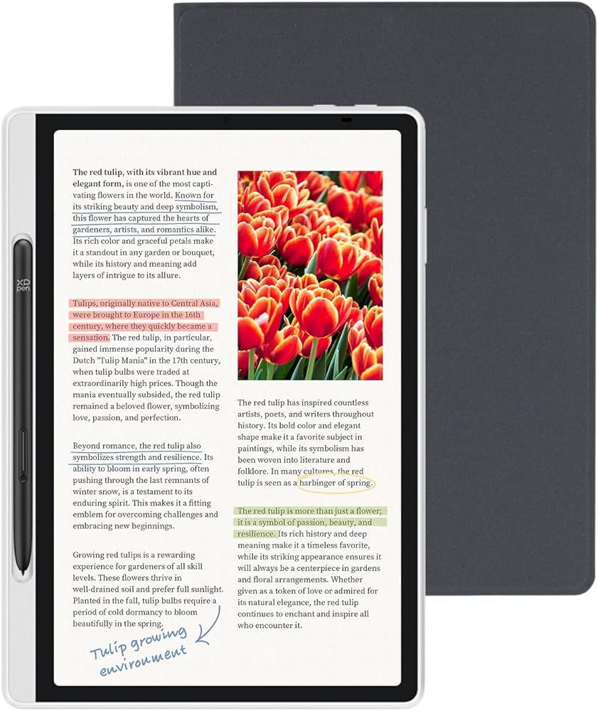 XPPen Magic Note Pad: Leitor de E-books + Tablet Android 14 +