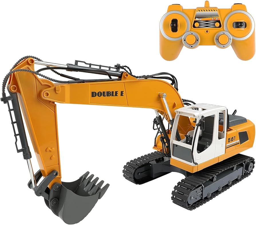 Amazon.co.jp: DoubleE ラジコンカー こども向け 工事車両 ショベル