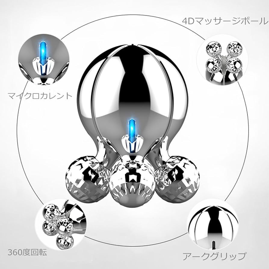 Amazon.co.jp: KAKUSAN ボディー ＆フェイスマッサージ ローラー4D