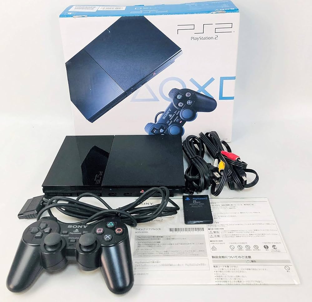 Amazon | PlayStation 2 チャコール・ブラック (SCPH-90000CB