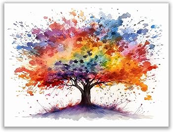 Amazon.co.jp: VAKUUM アートパネル 抽象飾り絵 抽象画 抽象的な木の絵