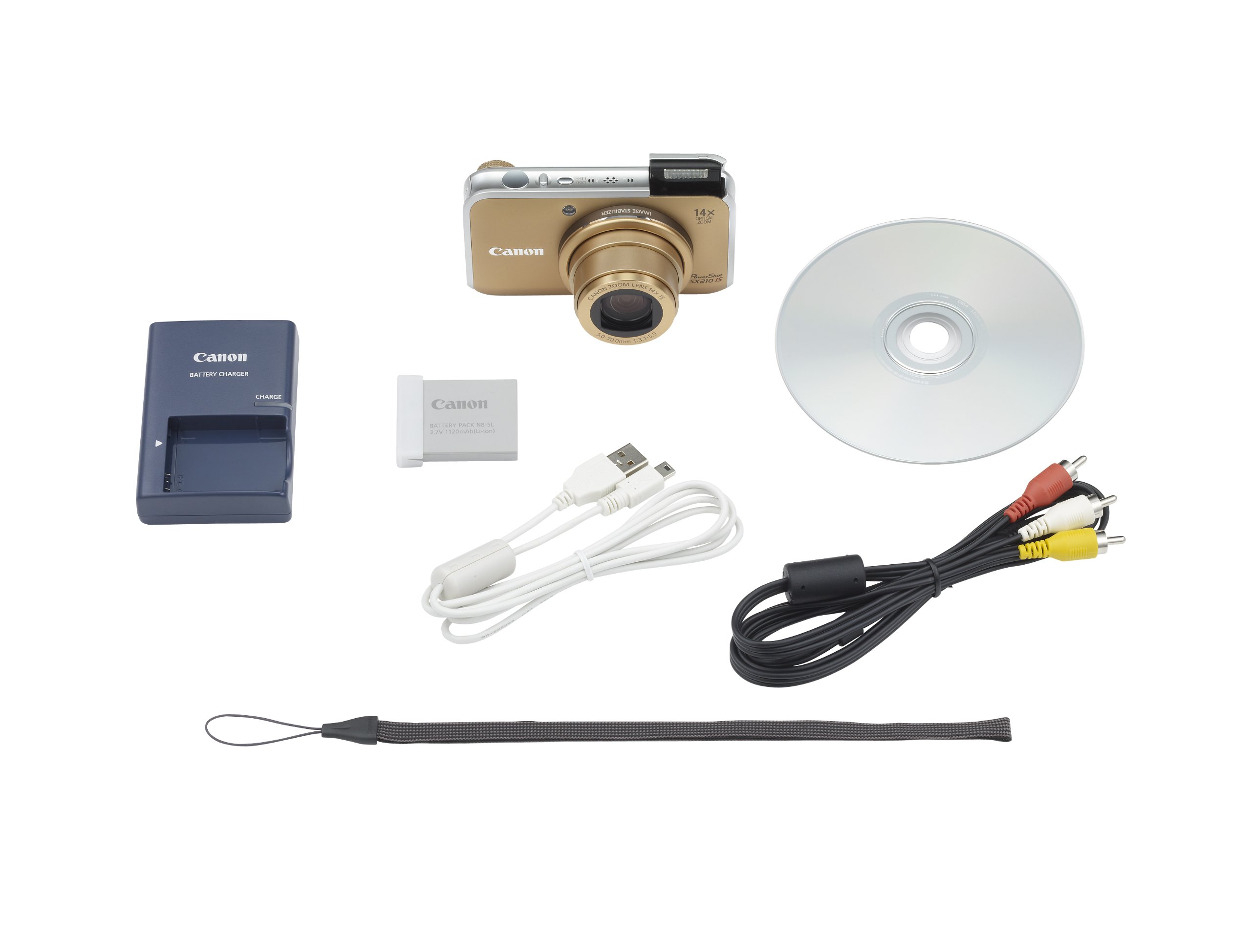 Amazon | Canon デジタルカメラ PowerShot SX210 IS ゴールド