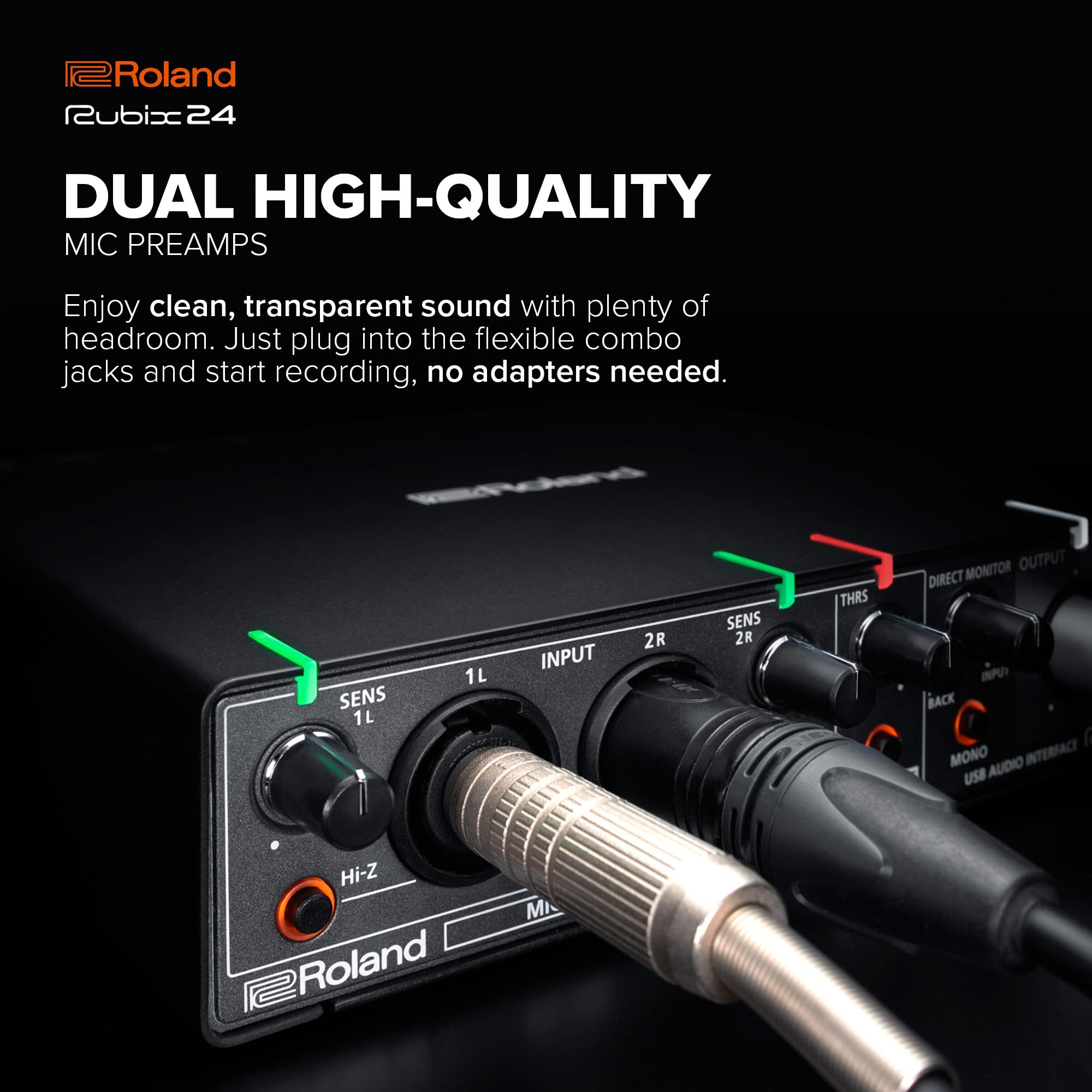 Amazon.com: Roland Rubix24 2-In/4-Out USB Audio Interface | High