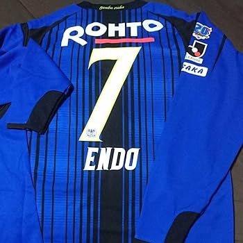 Amazon.co.jp: 遠藤保仁 直筆サイン入り 貴重長袖 ユニフォーム ガンバ