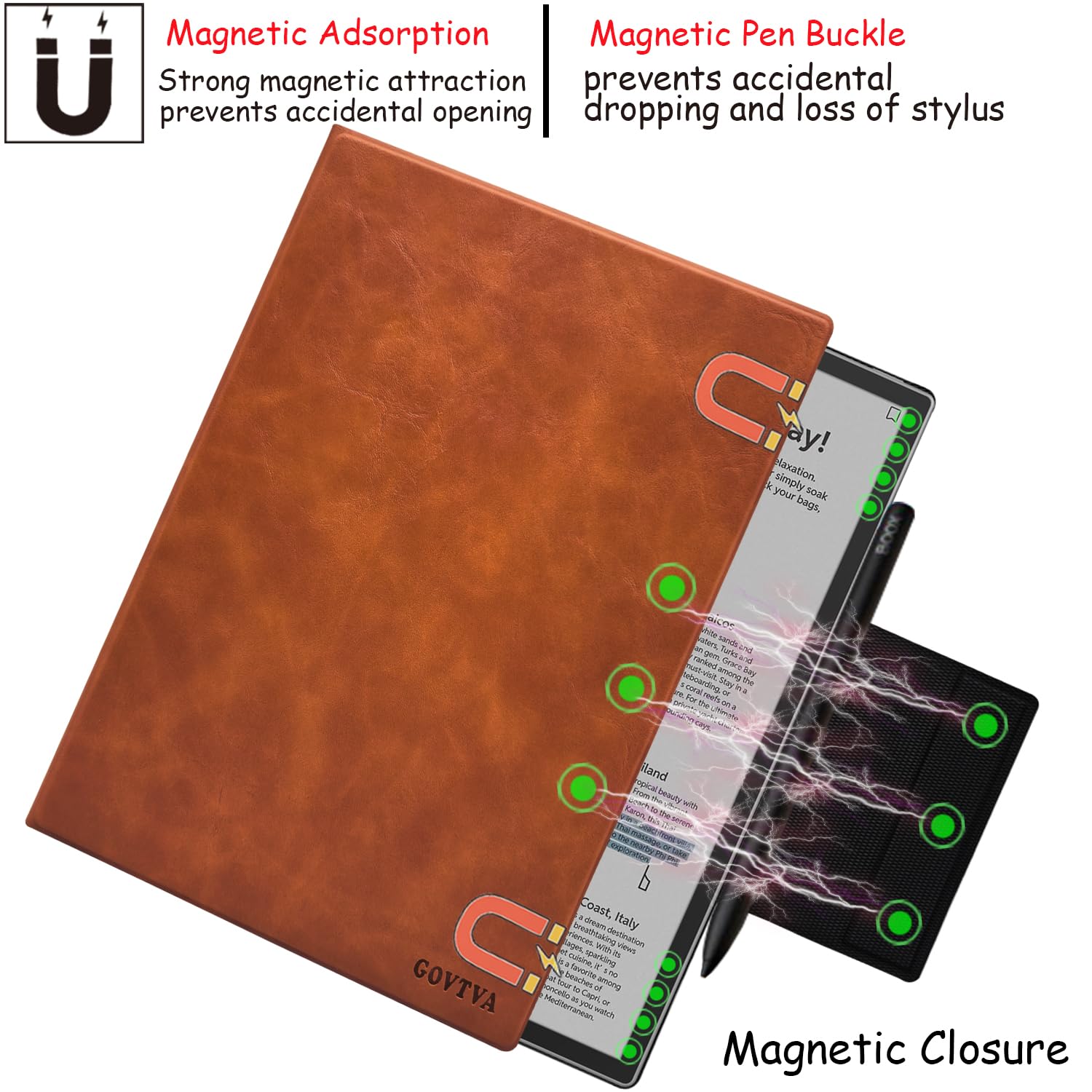 Amazon.com: GOVTVA Magnetic Stand Case for Onyx Boox Tab X C 13.3