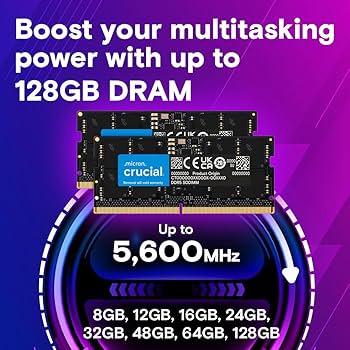 Amazon.co.jp: Crucial ノートPC用増設メモリ 8GB(8GBx1枚) DDR5