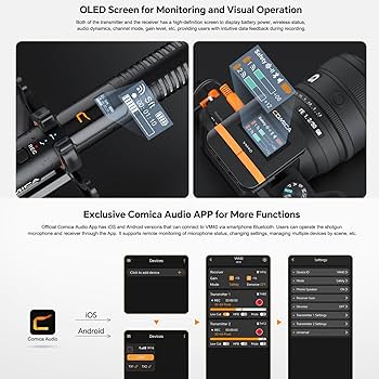 Amazon | Comica VM40 ショットガンマイク、カメラ、スマートフォン
